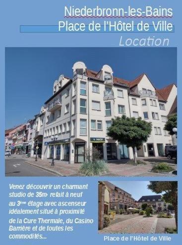 Charmant Studio Classe 3 Etoiles Au Coeur De Niederbronn-Les-Bains Ngoại thất bức ảnh